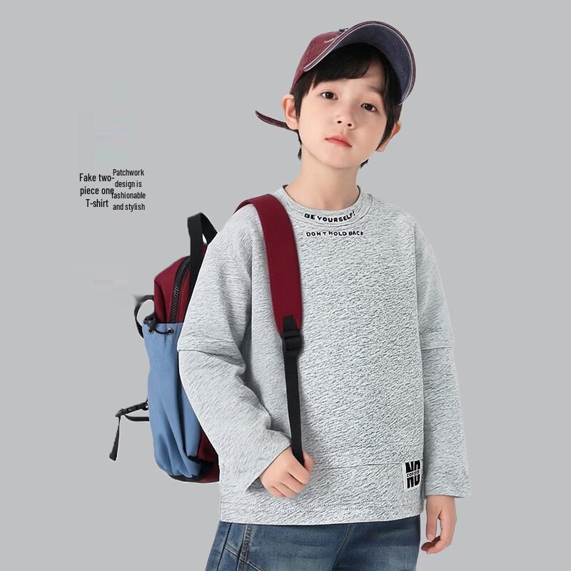 Yoyou Fable Boys' Cotton Long Sleeve T-Shirt