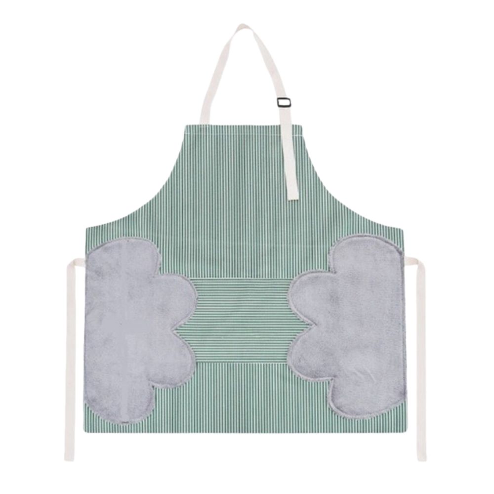 Hand Wipe Cooking Bib Oxford Cloth Working Clothes New Kitchen Apron  for Housework