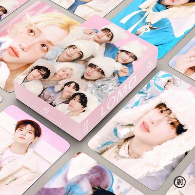 55pcs/set Kpop Photo Album SKZ'S Clock Lee Know Hyunjin Changbin Lomo Cards Photocards Fans Collcetion High Quality HD Postcar