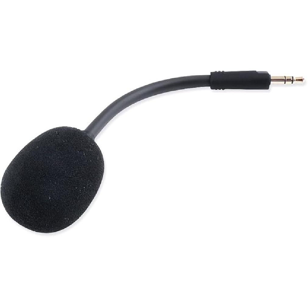 HUYUN Замена микрофона для Razer Barracuda X, Съемный игровой микрофон-гарнитура 3,5 мм (белый) чёрный