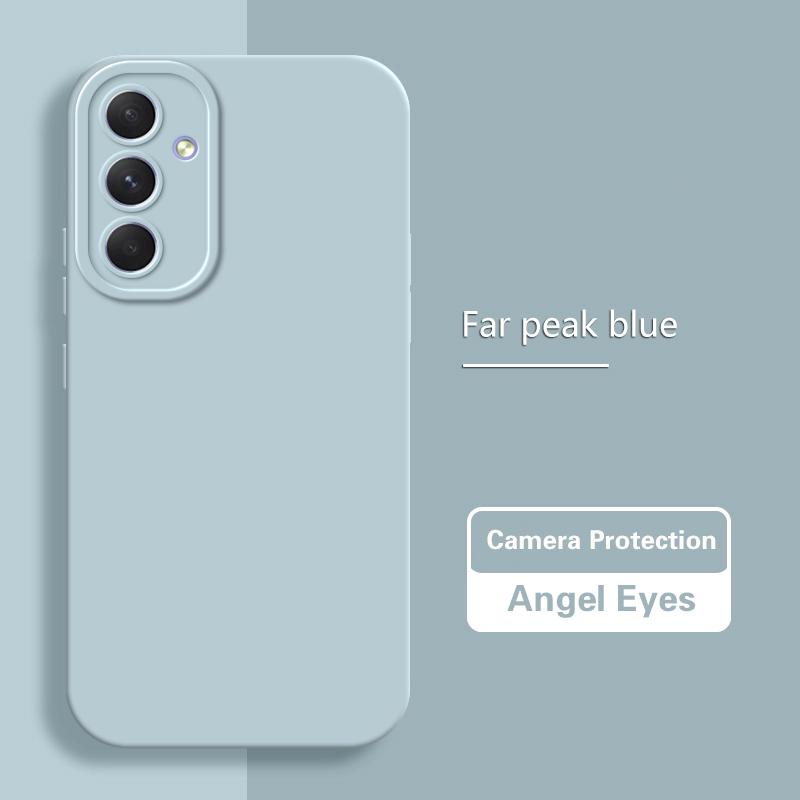 Angel Eyes Phone Case for Samsung Galaxy A55 5G 6.6" High Qualtiy Camera Protection Official Silicone Luxury Back Cover
