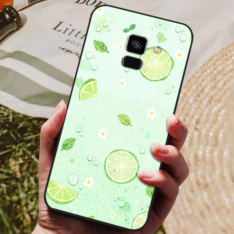 For Samsung Galaxy A8 2018 A530 A530F Case Silicon Soft TPU Phone Cover For Samsung A8 Plus 2018 A730 A730F Case Black Coques