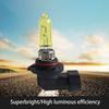2Pcs HB3/9005 Car Headlight High Power Replacement 12V 60W Car Fog Head Lamp Yellow Light for Vehicle