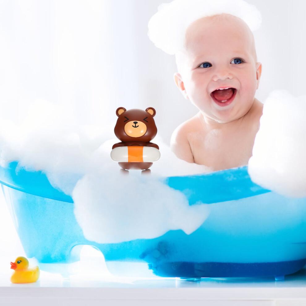 4 Stück Baby Badespielzeug Aufziehbär Braun Kleinkind Wasserspielzeug