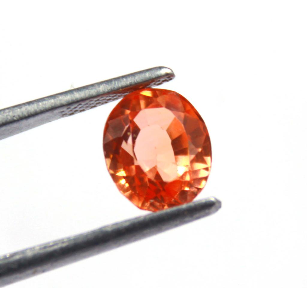 2.85 Carat Washington's Birthday Oval Shape Peach Sapphire Certified Sri Lanka Gemstone SN540