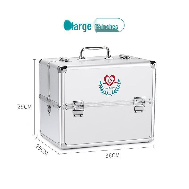 Portable Double-Opening First Aid Medical Box