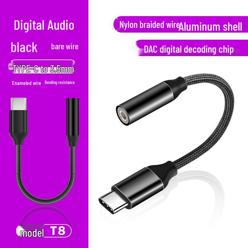 Type-C to 3.5mm Headphone Adapter for Huawei, Samsung, iPad Audio Devices