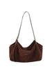 2025 New Women's Bag - Niche Commuter Versatile Suede Tote Bag, Large Capacity Suede Shoulder Underarm Pillow Bag