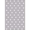 Gray Star Non-Slip Base Machine Washable Carpet, Living Room, Kitchen Rug, Bathroom and Bedroom Rug