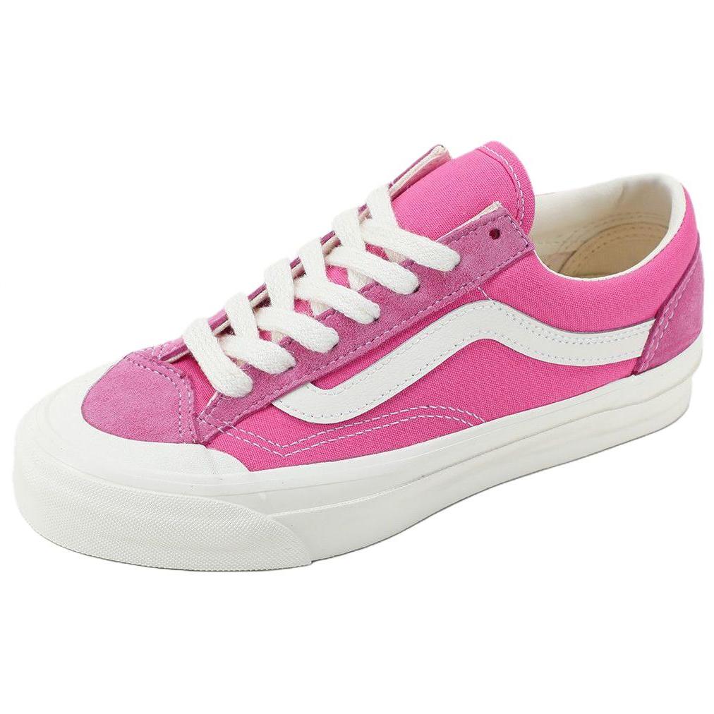 Vans Old Skool Reissue 136 Fabric Comfortable Soft Low-Top Skate Shoes Unisex sneaker Pink VN000MT6YU2