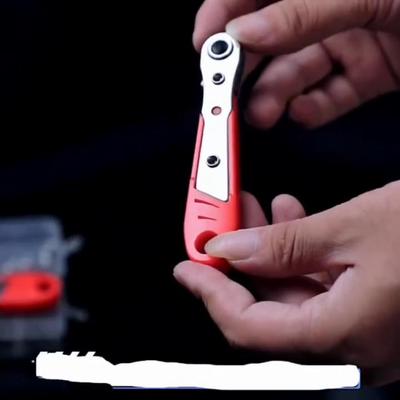 Ratchet Screwdriver Handles Narrow Spaces, Front And Rear, Elbow Wrench, Right Angle Bending, Cross Screwdriver, Steel Material