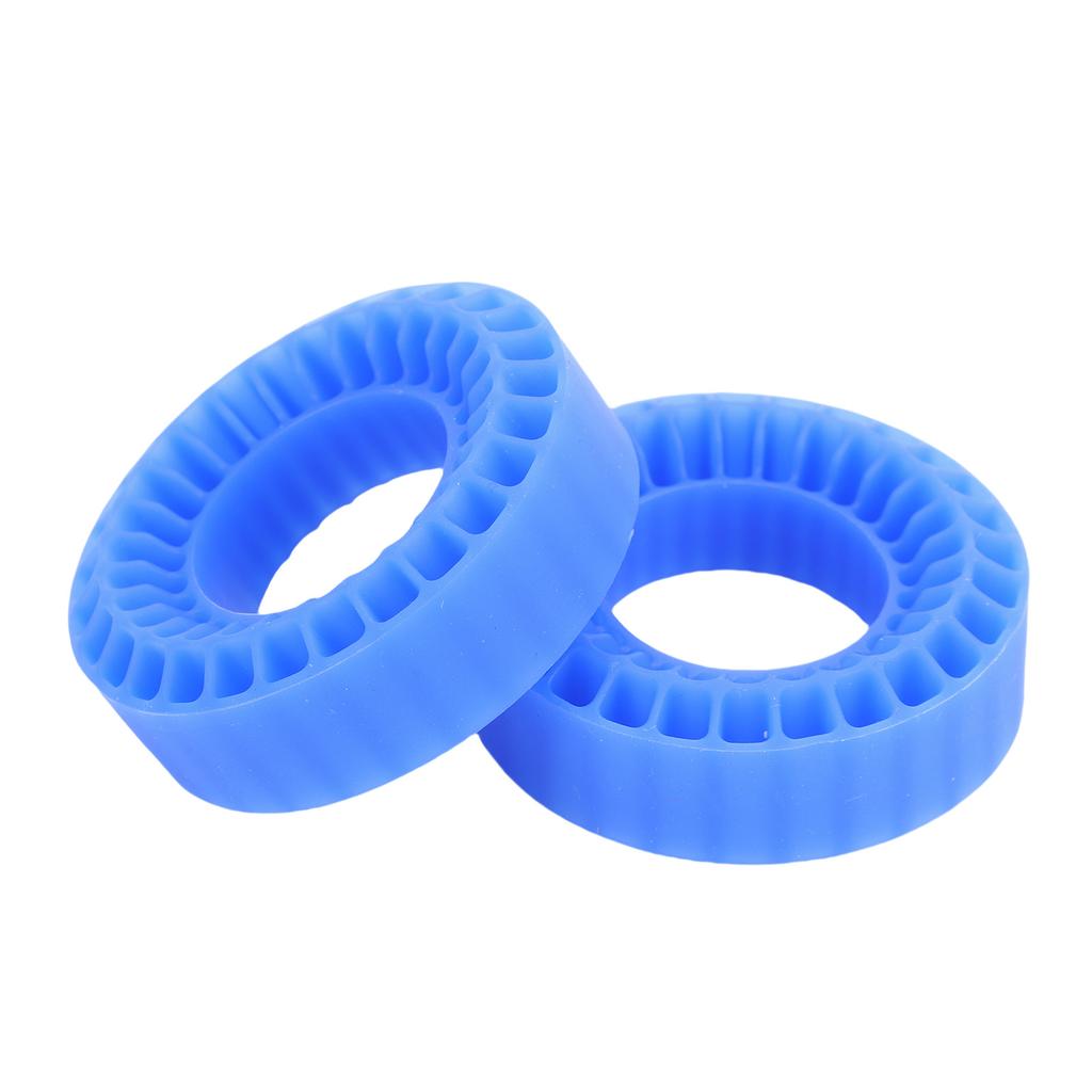 2pcs Water Proof Silicone Tire Inserts for 1.0in Tires RC Tire Inserts Dual Layer Hollow Structure 55x20mm