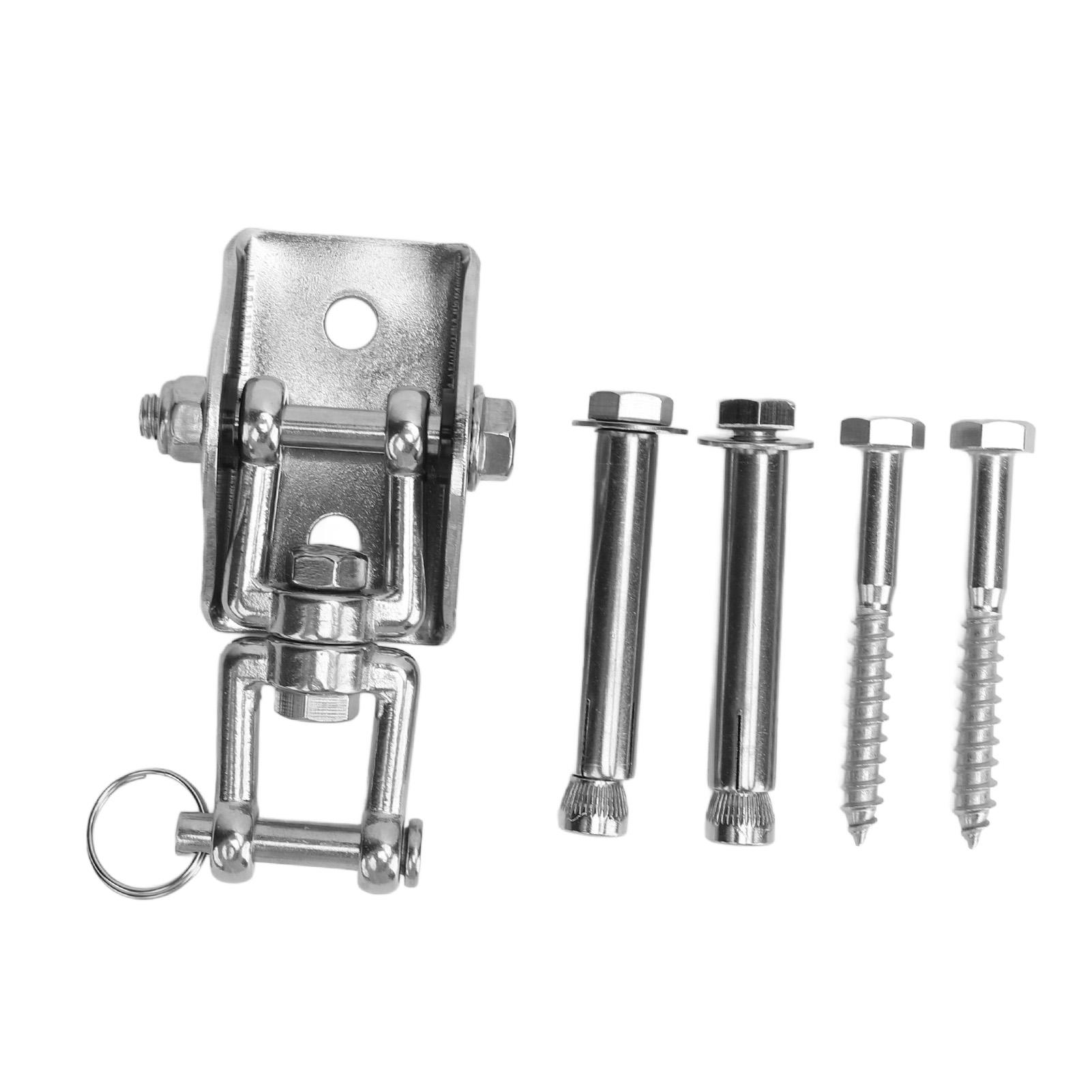 Igeteck Swing Hook 360 Degree Rotating Stainless Steel Indoor Outdoor Swing Hanger For Hammock Chair Punching Bag