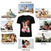 Mother Daughter Birthday Print Parent-child Tops For Adults Kids Pure cotton T-shirt