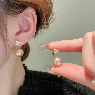 Imitation Pearl Stud Earrings for Women Wedding Party Earring Jewelry Accessories