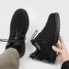2026 Spring/Autumn Retro Versatile Men's Leather Lace-up Work Boots - British Style Casual Martin Boots