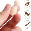 50Pcs Unfinished Wooden Peg Dolls with Storage Box Unfinished Peg People Doll Bodies DIY Art Craft Decorative Peg Doll People