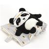 Les Trésors De Lily [Q9559] - Plaid Plush 'Panda' Black White Grey - 100x75 Cm