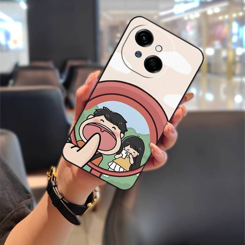 Couple Cute Phone Case For Tecno POP9 4G/Spark GO 1/GO1S/KL4 Full Wrap Protective Anti-knock Dirt-resistant Graffiti TPU