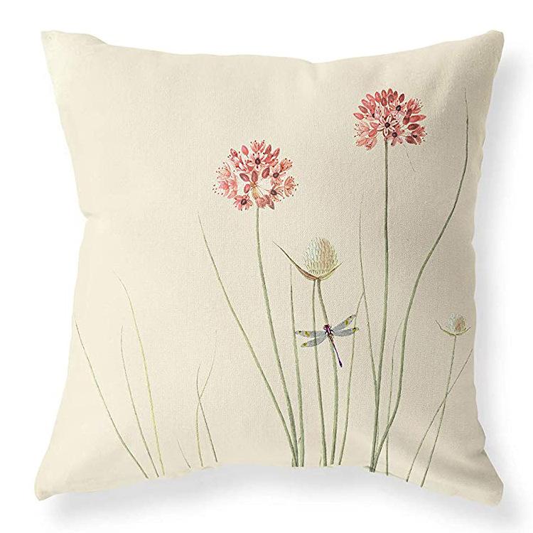 Daisy Sunflower Pillow Case Spring and Summer Home Decoration Pillow Case Pillow Case Cushion Case