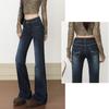 Beautiful Wardrobe Women's Slim-Fit Stretch Wide-Leg Jeans
