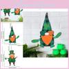 Festive Non-woven Fabric St. Patrick's Day Hanging Decorations Featuring Clover Rudolph
