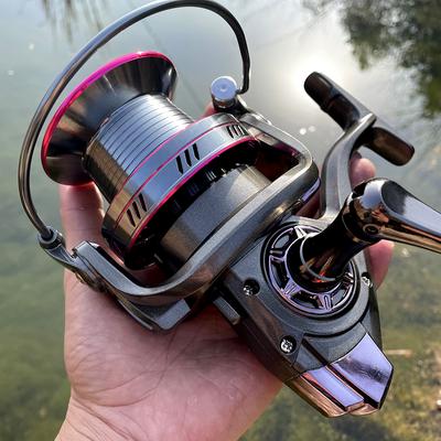 Spinning Reel Deep Metal Spool 12000 10000 9000 Series Fishing Reel Saltwater Max Drag Power 20-30kg