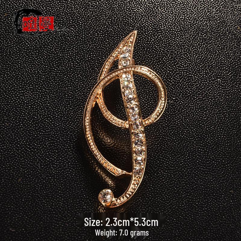 Men's Suit Jacket Brooch: Elegant English Letter Pin for a Stylish Touch