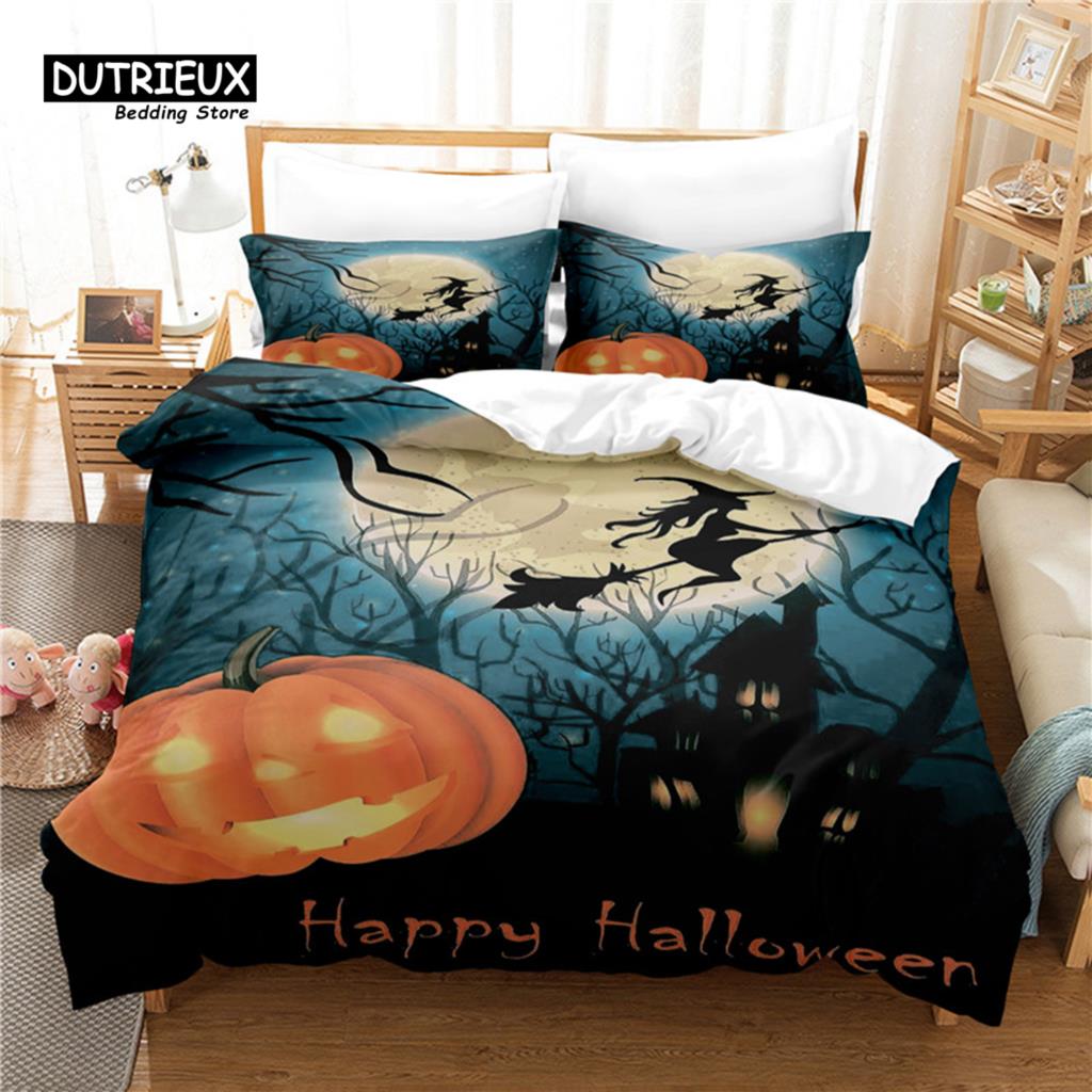 Christmas Present Bedding Set, 3Pcs Duvet Cover Set, Soft Comfortable Breathable Duvet Cover, For Bedroom Guest Room Decor