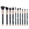 Beautrend - Set of 10: Marble Print Makeup Brushes