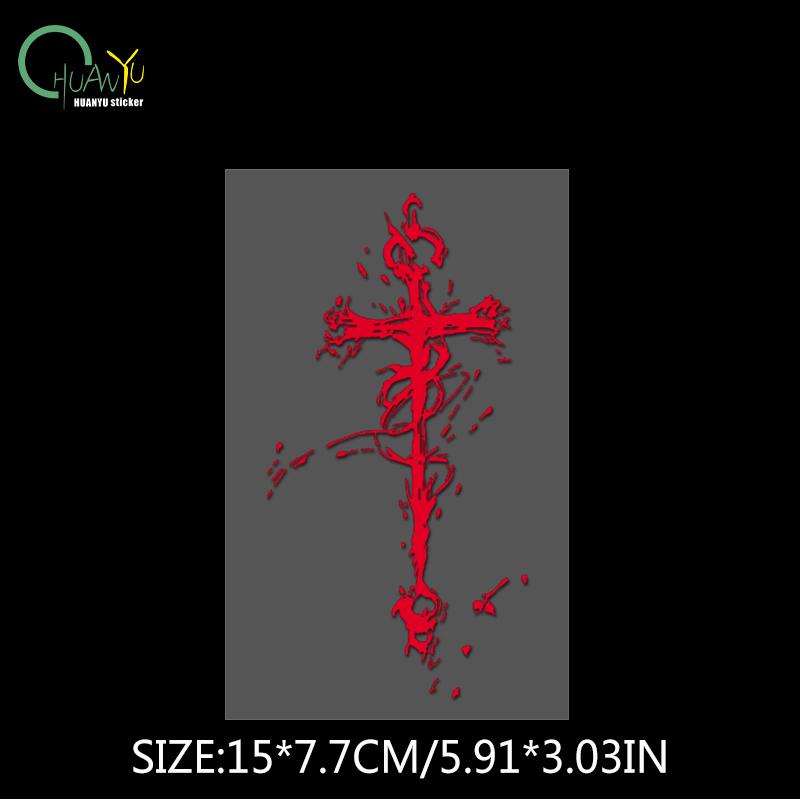 Personality creativity and faith dance car sticker car motorcycle scratch decoration reflective waterproof sticker