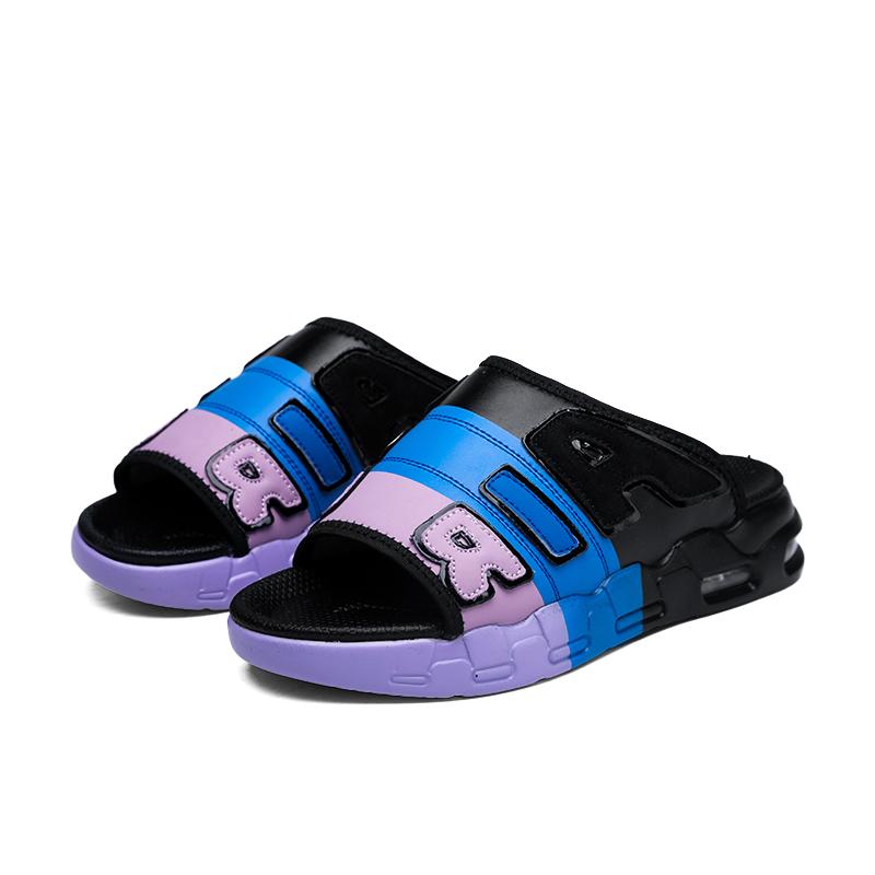 Fashion New Hot Men's Slippers Mixed Color Casual Mens Non-slip Shoes Men Outdoor Hard-Wearing Sandals Summer Beach Male Sports Footwear