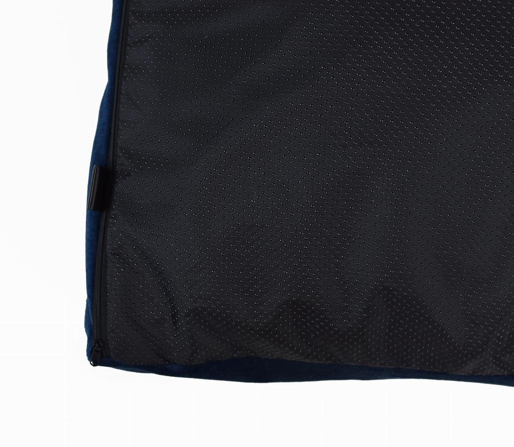 Mia Navy Blue Quilted Pillow - 70 X 60 X 8