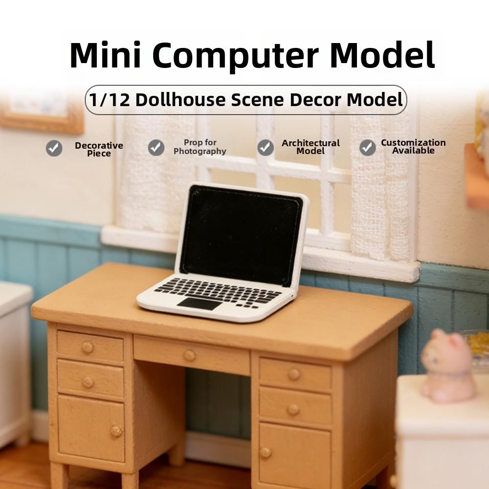 Mini Coffee Table Chairs 1/12 Simulation Furniture Model Toys Doll House Decoration Accessories