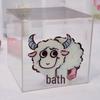 Transparent Acrylic High-Capacity Piggy Bank - No Withdrawal, Online Celebrity Style for Adults and Students.