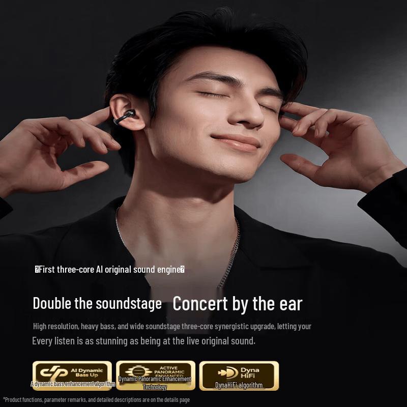 SANAG S7S Ultra AI Translation Ear Clip Bluetooth Sports Earphones