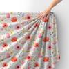 Royal Samt Stoff Polyester Zum Nähen - Motiv Blumen - Rdx2384