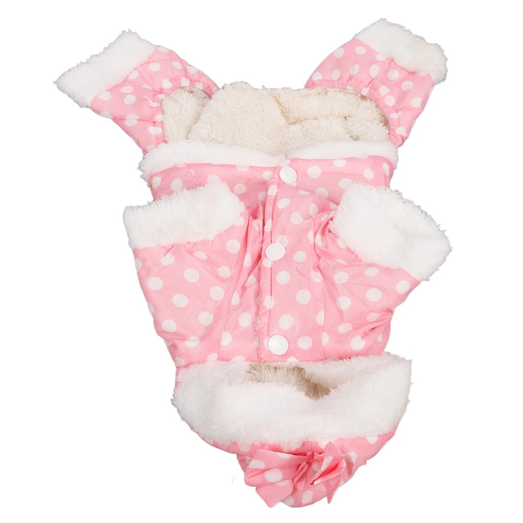 Hundvinterrock Varm Förtjockad Hudvänlig Hel Huvtröja Husdjur Kläder för Kallt Väder för Små