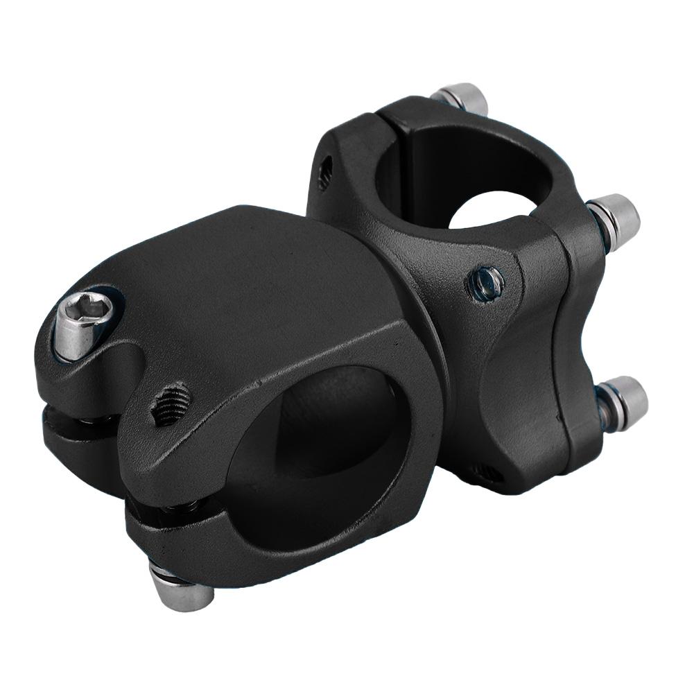 25.4*38 Aluminum Alloy Mountain Bike Short Handlebar Fixed Stem Cycling Accessory