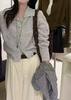 Korean Style Women's Hollow-Out Knit Lapel Top - Chic & Versatile Sweater