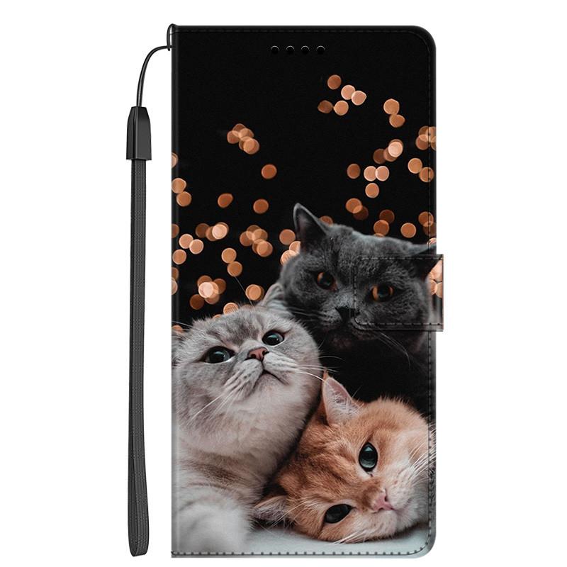 Animal Leather Flip Case for Samsung Galaxy M16 F16 5G Leather Magnetic Wallet Covers for Galaxy F16 Stand Phone Bag Galaxy M 16