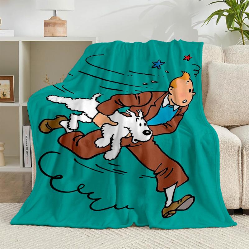 1PC Adventure In The City Flannel Blanket Gift, Suitable for Both Men And Women, Soft Ideal for Beds And Sofa, Birthday Or Christmas Gift