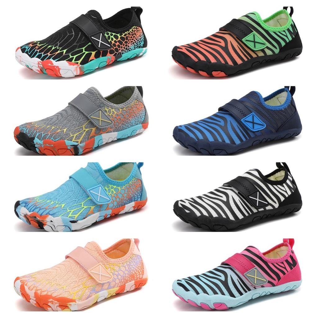 Summer new children's indoor fitness swimming stream walking shoes outdoor mountaineering rock climbing quick-drying men's and women's five-finger sh
