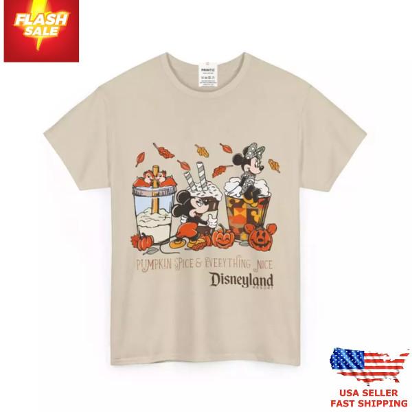 New Disney Mickey Mouse Minnie Mens Trick or Treat Halloween Throwback T-Shirt Unisex T-Shirt L