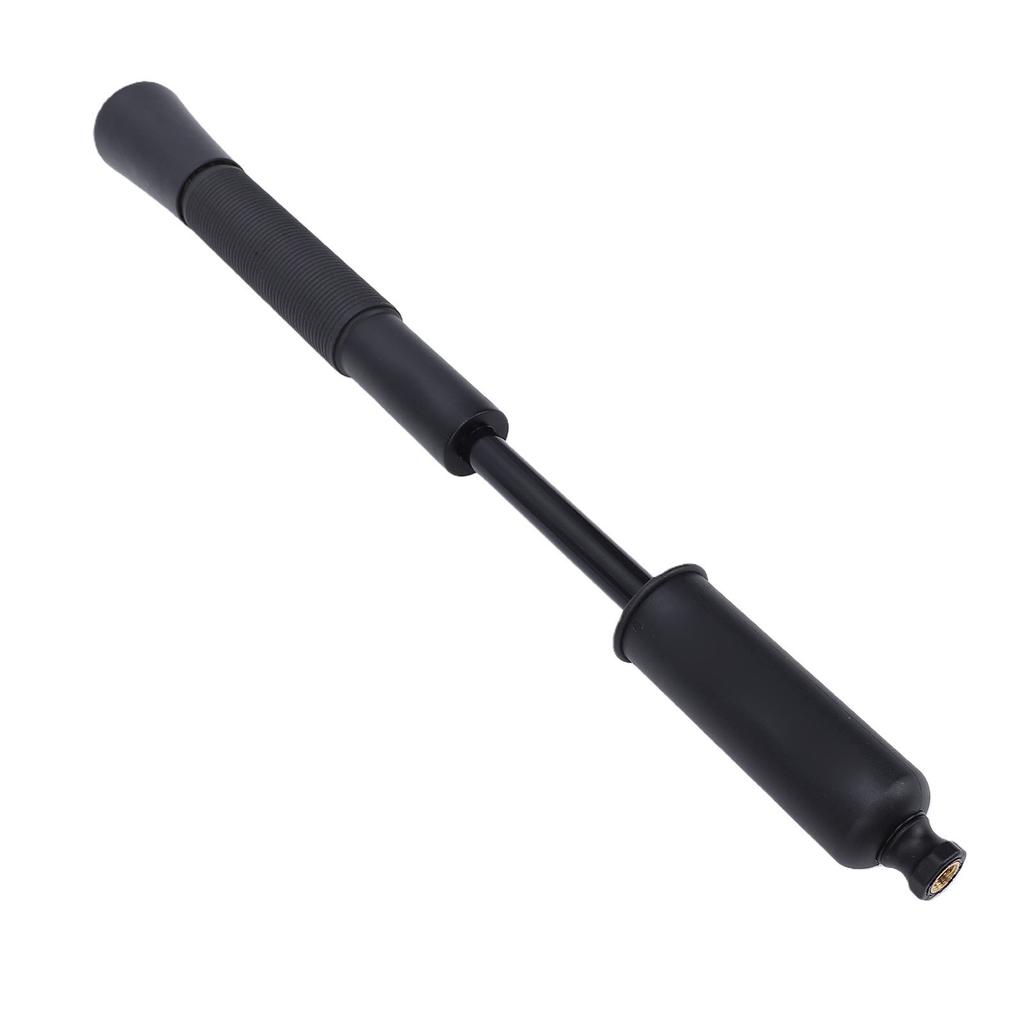 Ball Pump with Needle Storage Basketball Pump for Soccer Football Volleyball Push Pull Inflating System Black