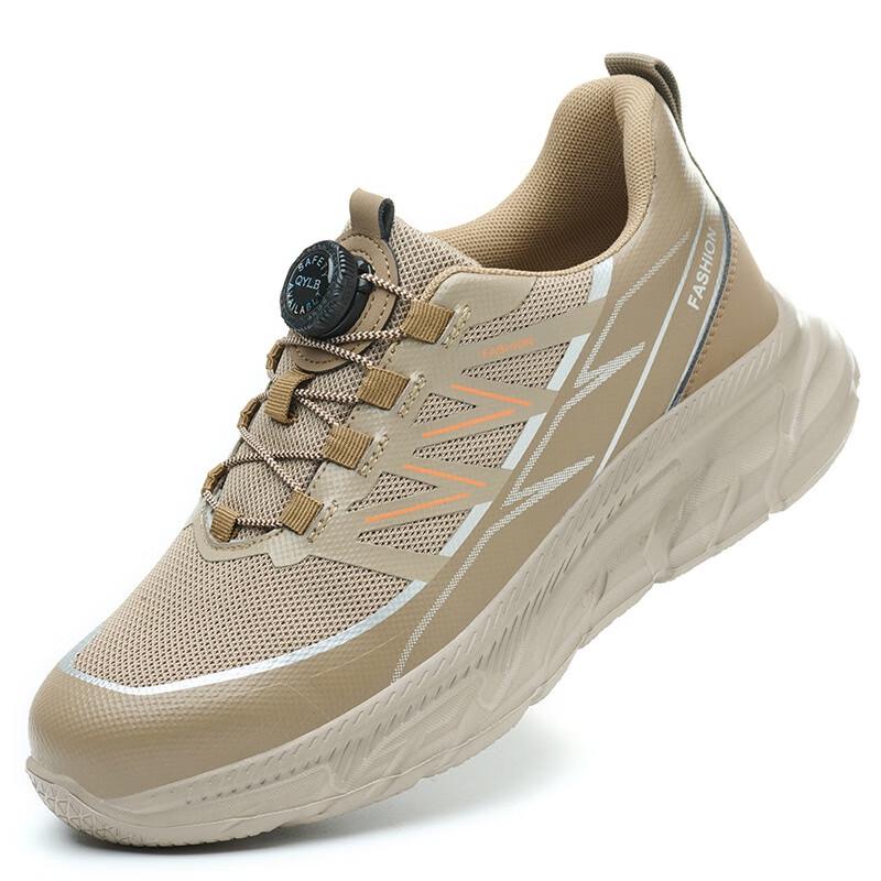 Men s Rotary Buckle Fly-Knit Safety Shoes 40