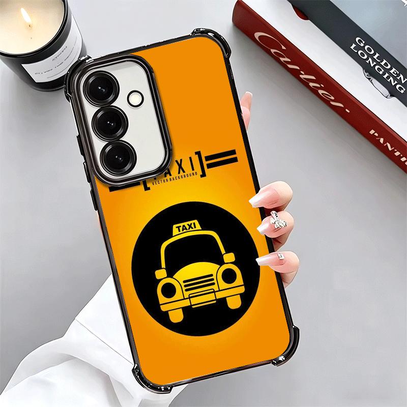 NYC Yellow Taxi Cabs Soft Phone Case For Samsung A17 A27 A07 A37 A57 A16 A56 A15 A55 A14 A54 A13 A53 A26 A36 A25 A35 A24 A34 A23