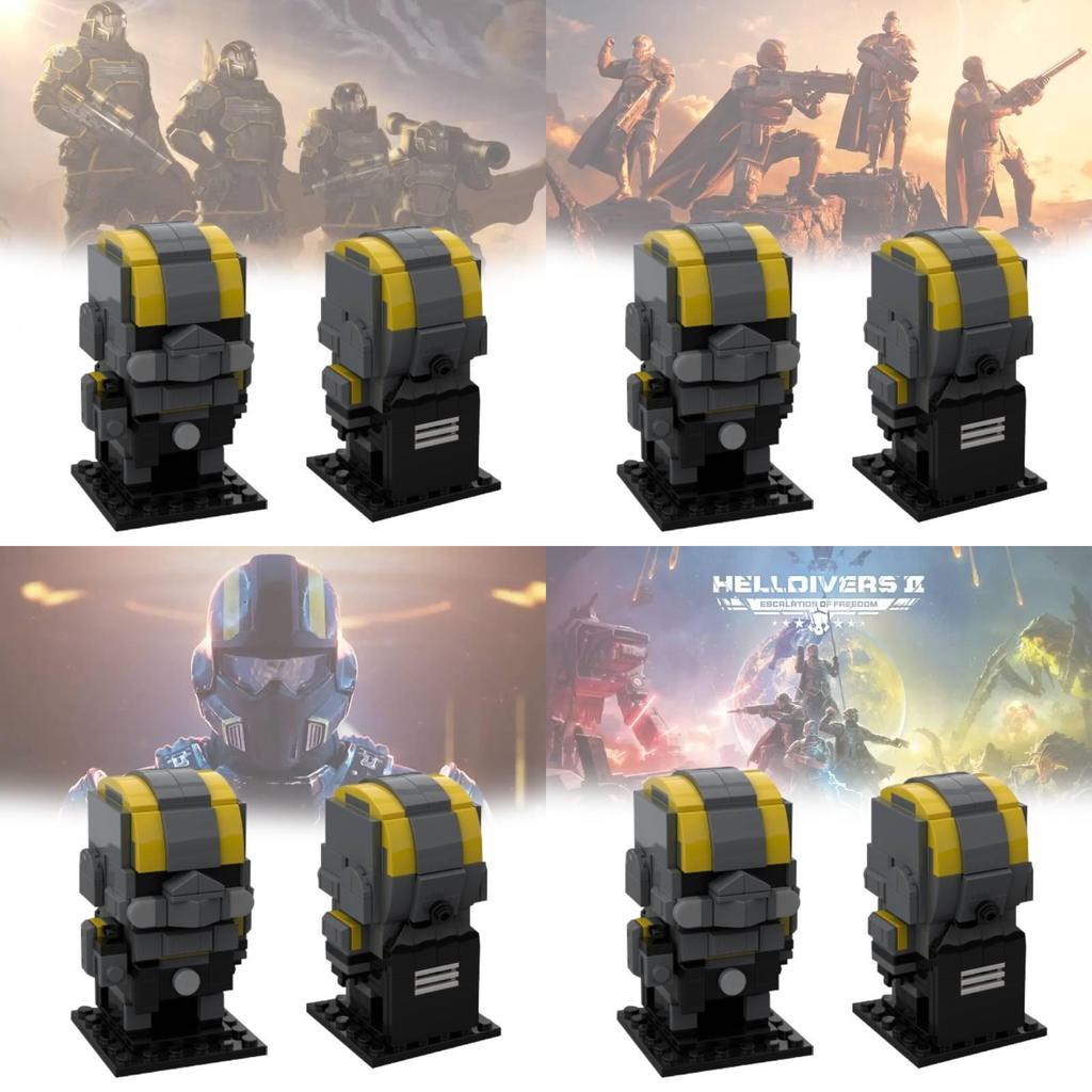 Helldivers 2 Miniatur-Bausteine Set für Kinder mit DIY-Montagespaß