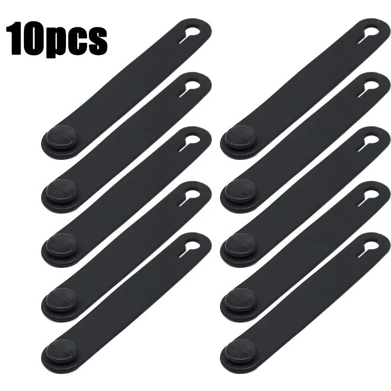 1-6Pcs Motorcycle Rubber Frame Securing Cable Wiring Harness Power Cord Tie Clutch Line Brake Ties Elastic Fix Accessories