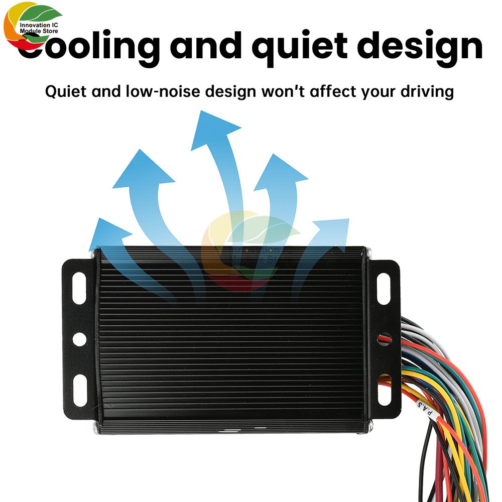 36V 48V 20A Sinusový bezkartáčový regulátor motoru 350W-500W Kompatibilní s SM konektory LCD displej Elektrické kolo